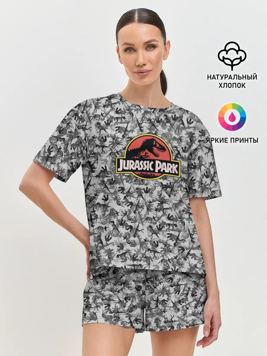 Женская пижама с шортами / Jurassic Park