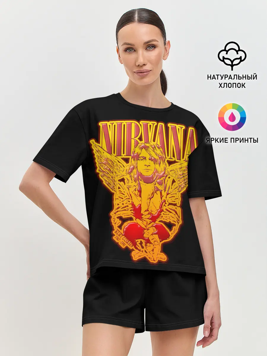 Женская пижама с шортами / Nirvana