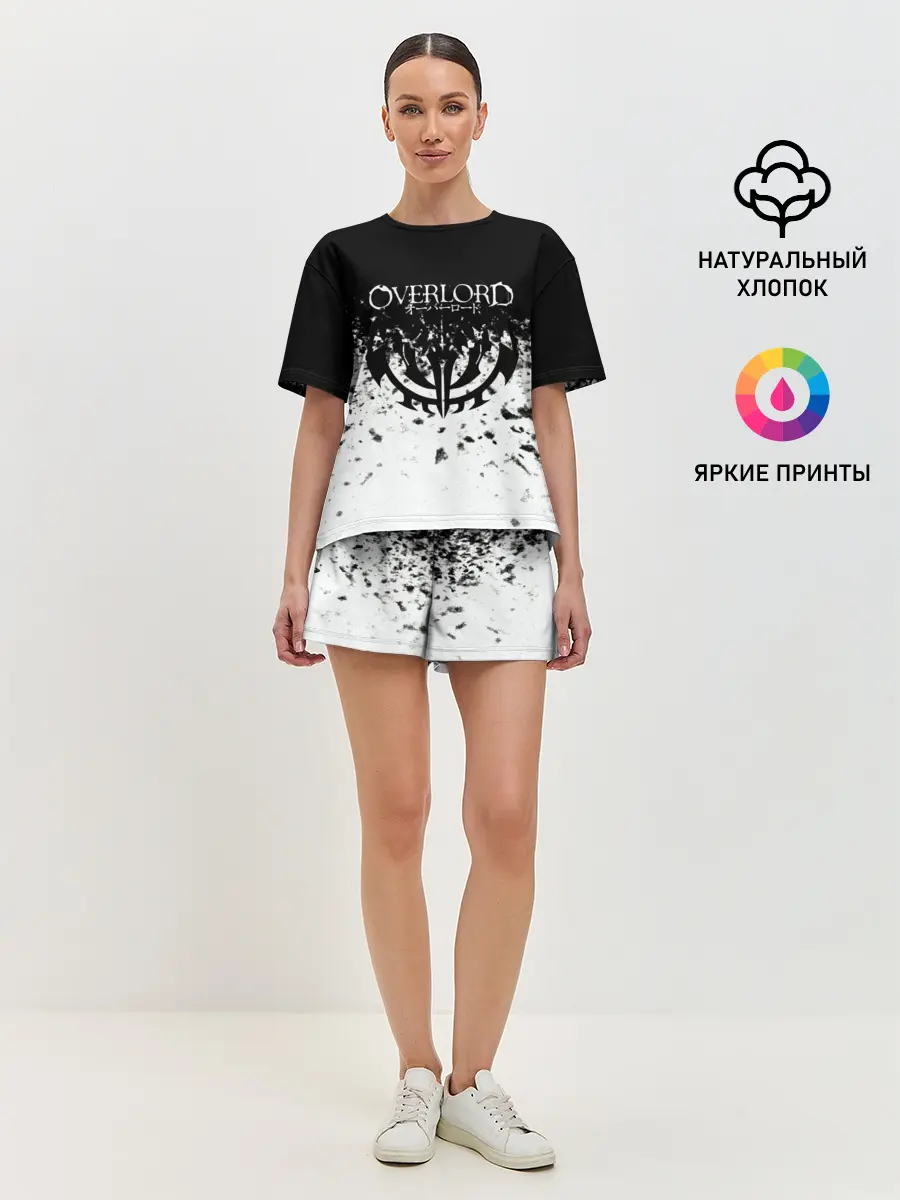 Женская пижама с шортами / горизонт спрей оверлорд