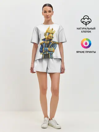 Женская пижама с шортами / ФОРТНАЙТ X