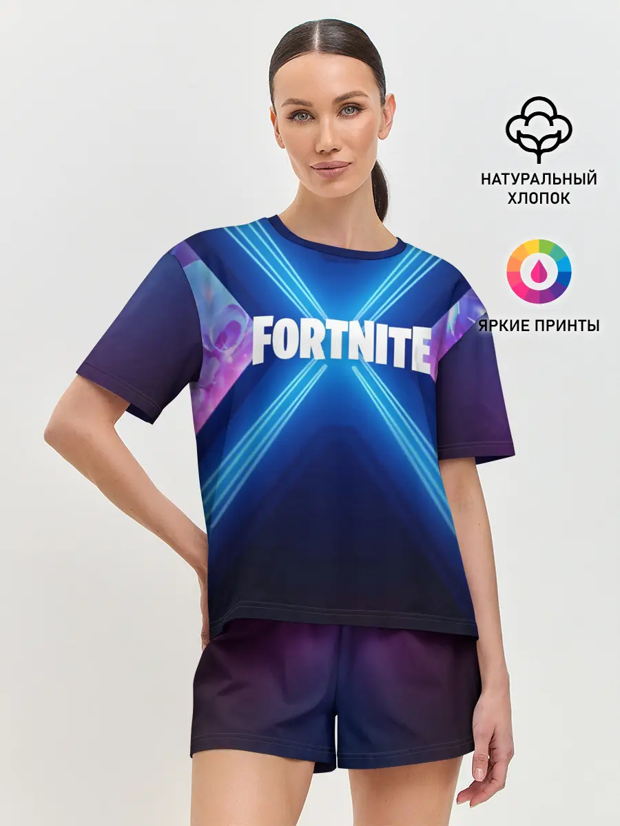 Женская пижама с шортами / FORTNITE X