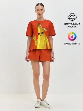 Женская пижама с шортами / Banana