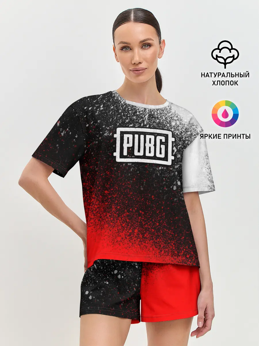 Женская пижама с шортами / PUBG