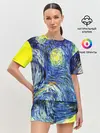 Женская пижама с шортами / ИМПРЕССИОНИЗМ ВАНГОГ