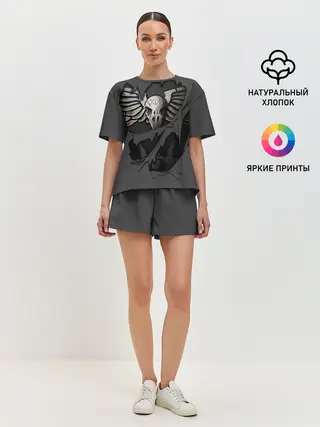 Женская пижама с шортами / Броня Гвардии Ворона