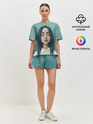 Женская пижама с шортами / Билли Айлиш