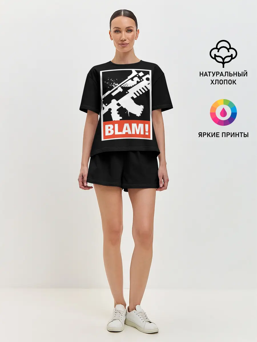 Женская пижама с шортами / Ultramarines