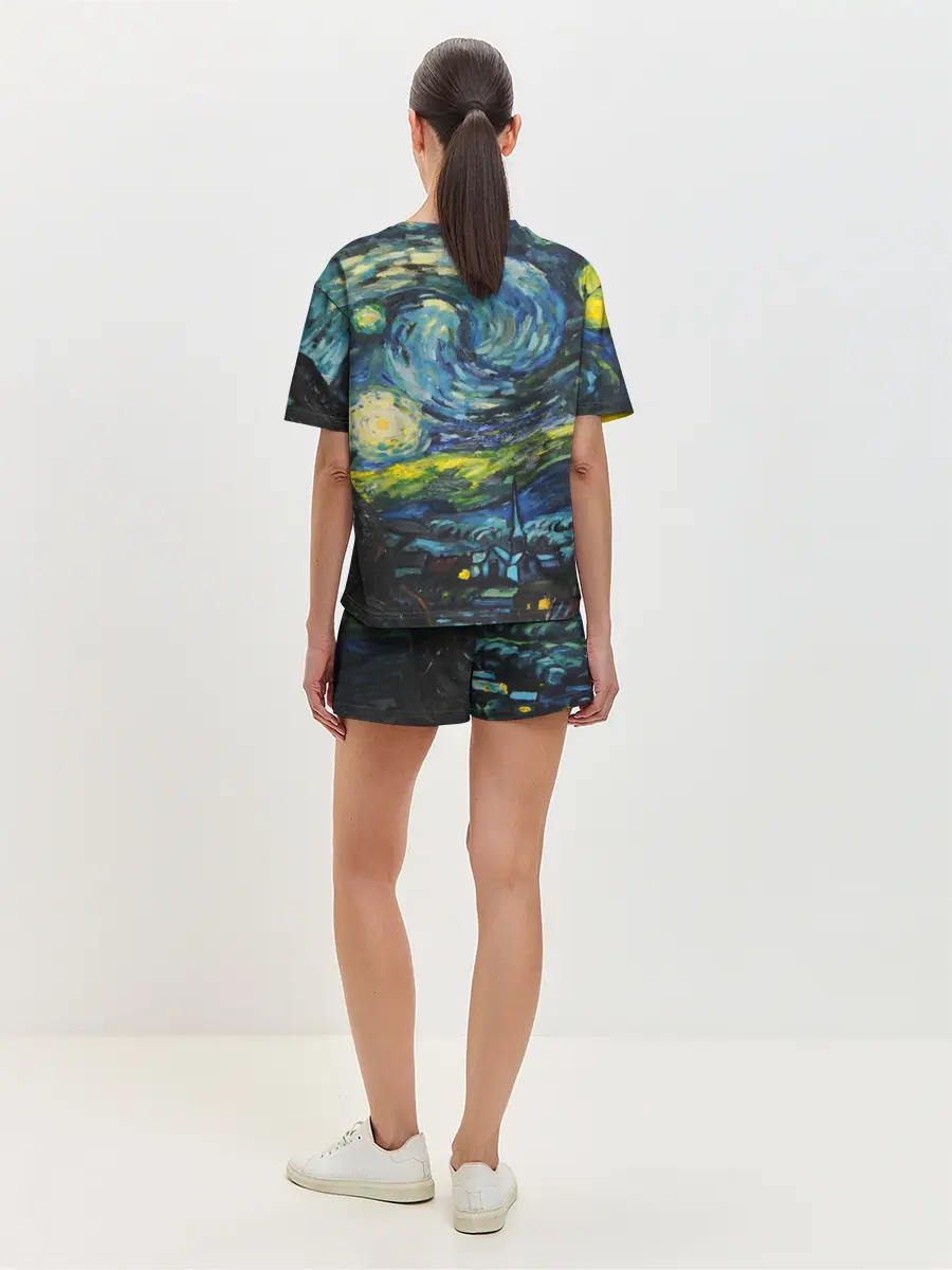 Женская пижама с шортами / ЗВЕЗДНАЯ НОЧЬ