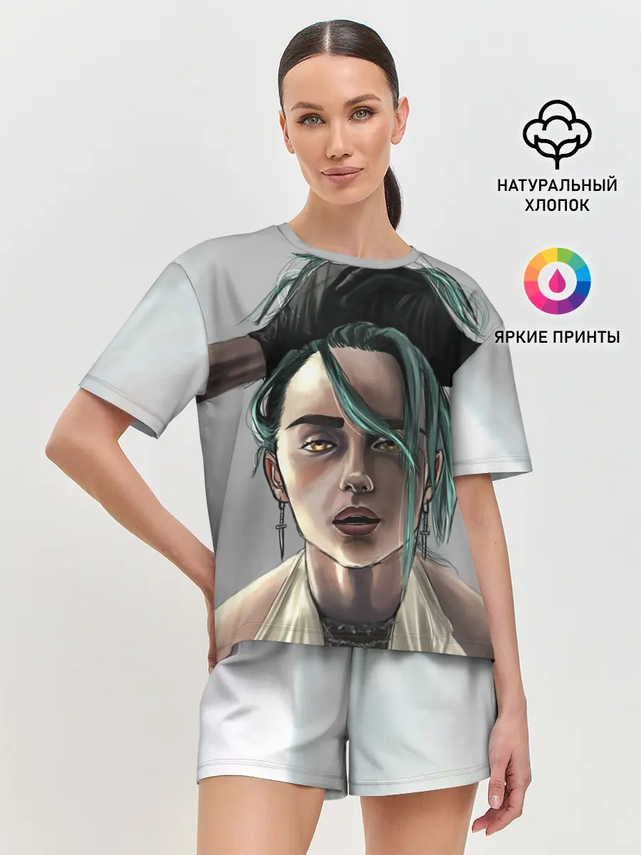 Женская пижама с шортами / Билли Айлиш