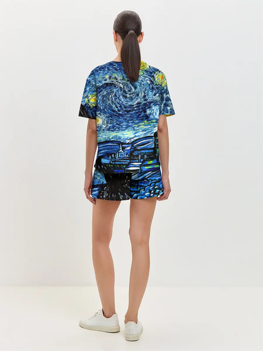 Женская пижама с шортами / ВАНГОГ