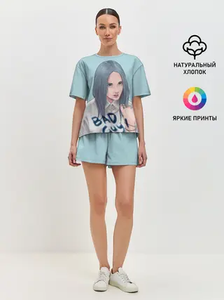 Женская пижама с шортами / Billie Eilish