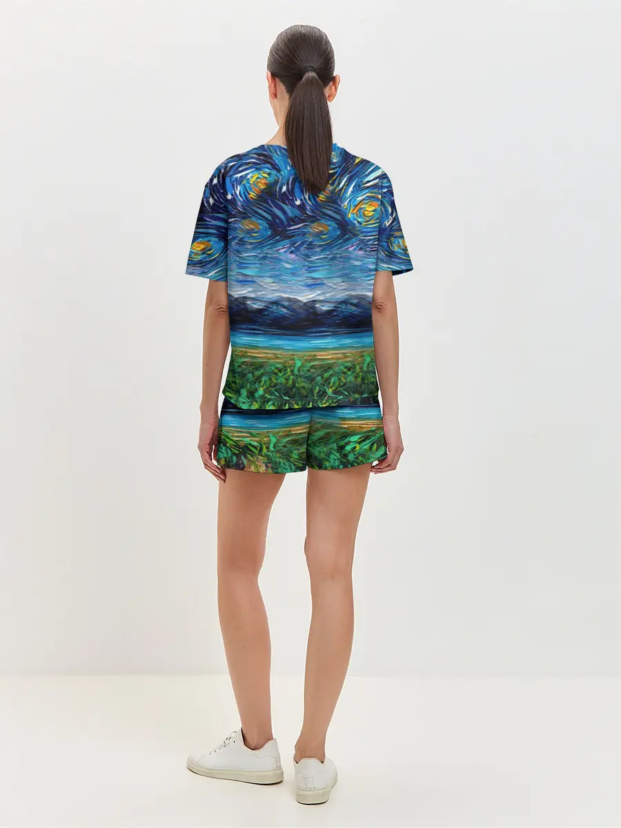 Женская пижама с шортами / Кокер-спаниель