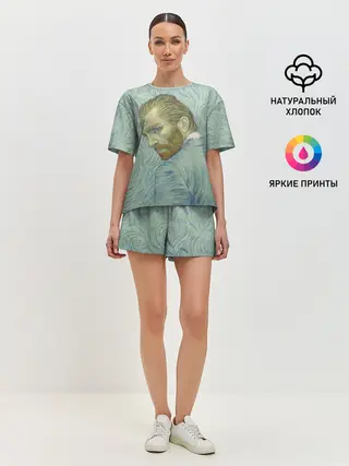 Женская пижама с шортами / Ван Гог
