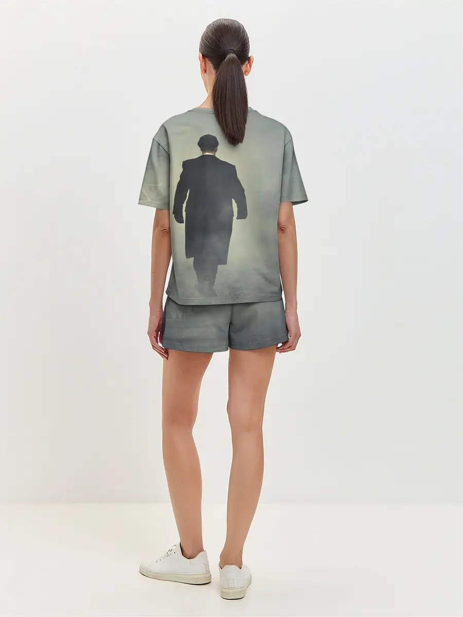 Женская пижама с шортами / Острые козырьки