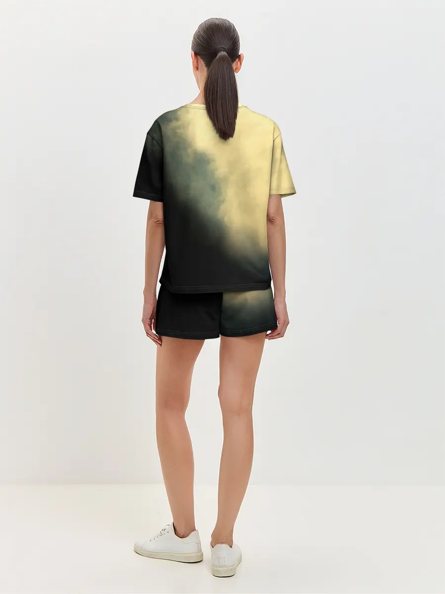 Женская пижама с шортами / Острые козырьки