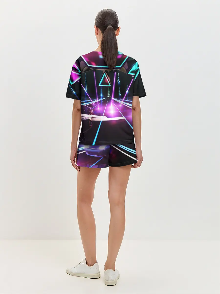 Женская пижама с шортами / КИБЕРГОРОД