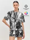 Женская пижама с шортами / SMOKE ABSTRACTION