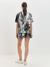 Женская пижама с шортами / SMOKE ABSTRACTION