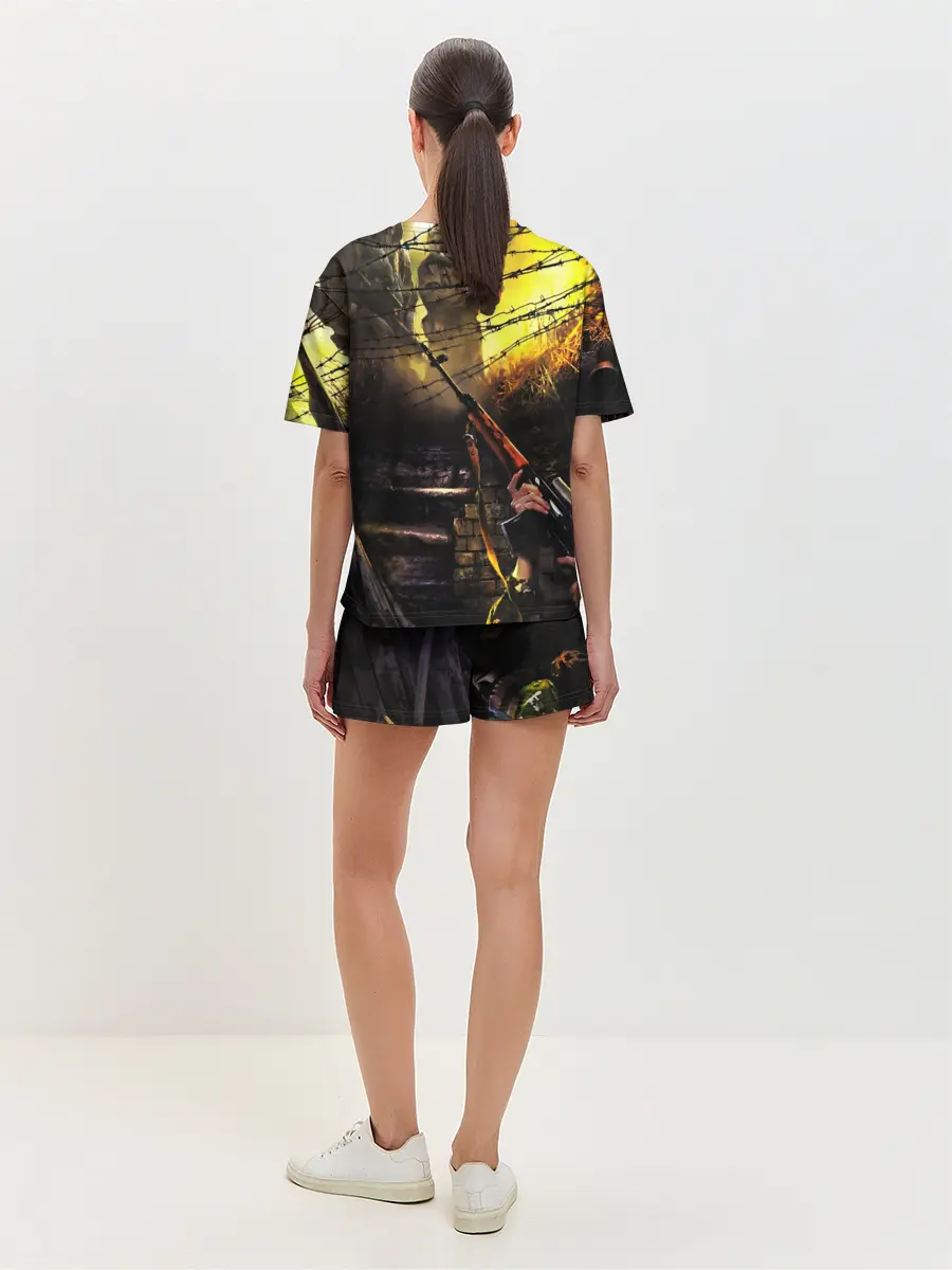 Женская пижама с шортами / STALKER