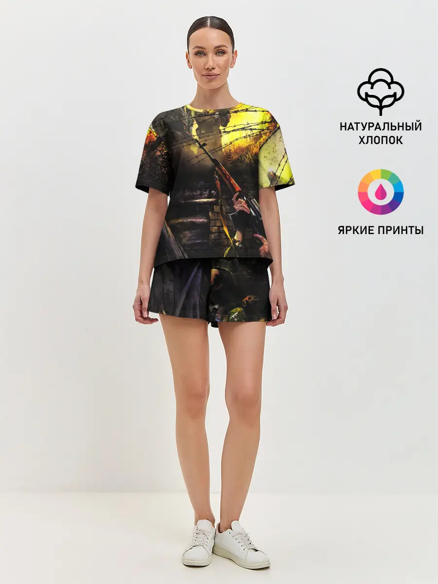 Женская пижама с шортами / STALKER