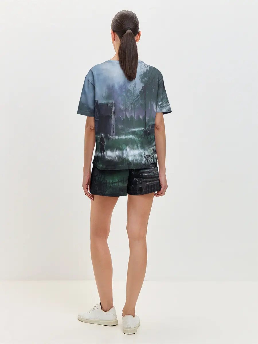 Женская пижама с шортами / STALKER