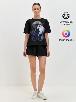 Женская пижама с шортами / Как приручить дракона