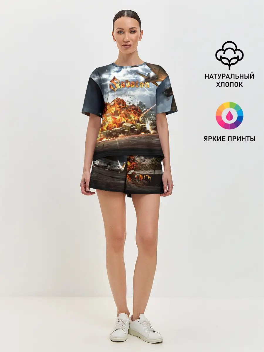 Женская пижама с шортами / Sabaton