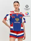 Женская пижама с шортами / Русский хоккей