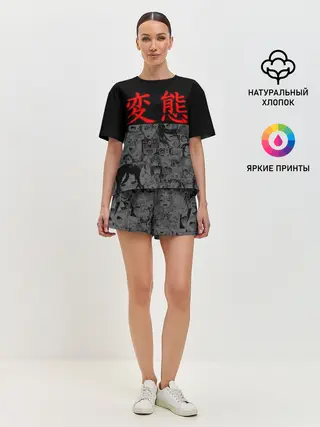 Женская пижама с шортами / Японская анимация