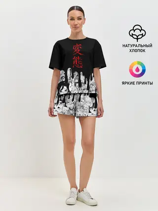 Женская пижама с шортами / Японская анимация