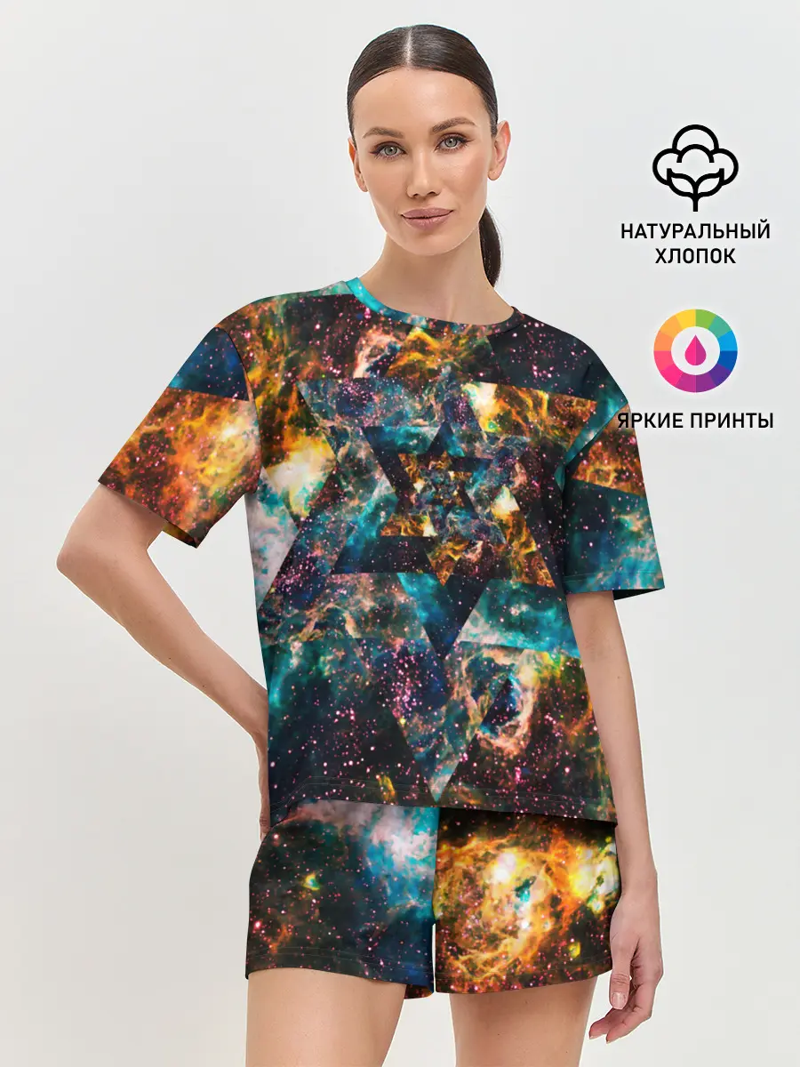 Женская пижама с шортами / КОСОМС