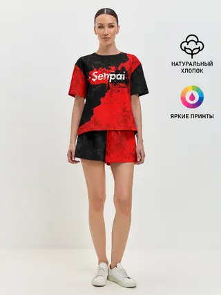 Женская пижама с шортами / SENPAI