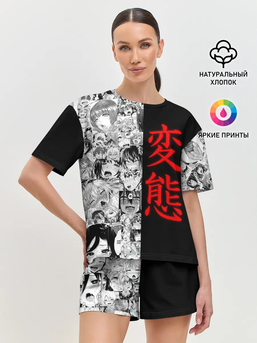 Женская пижама с шортами / Японская анимация