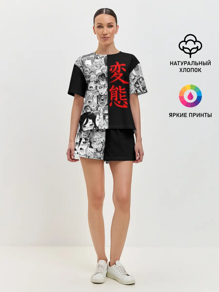 Женская пижама с шортами / Японская анимация