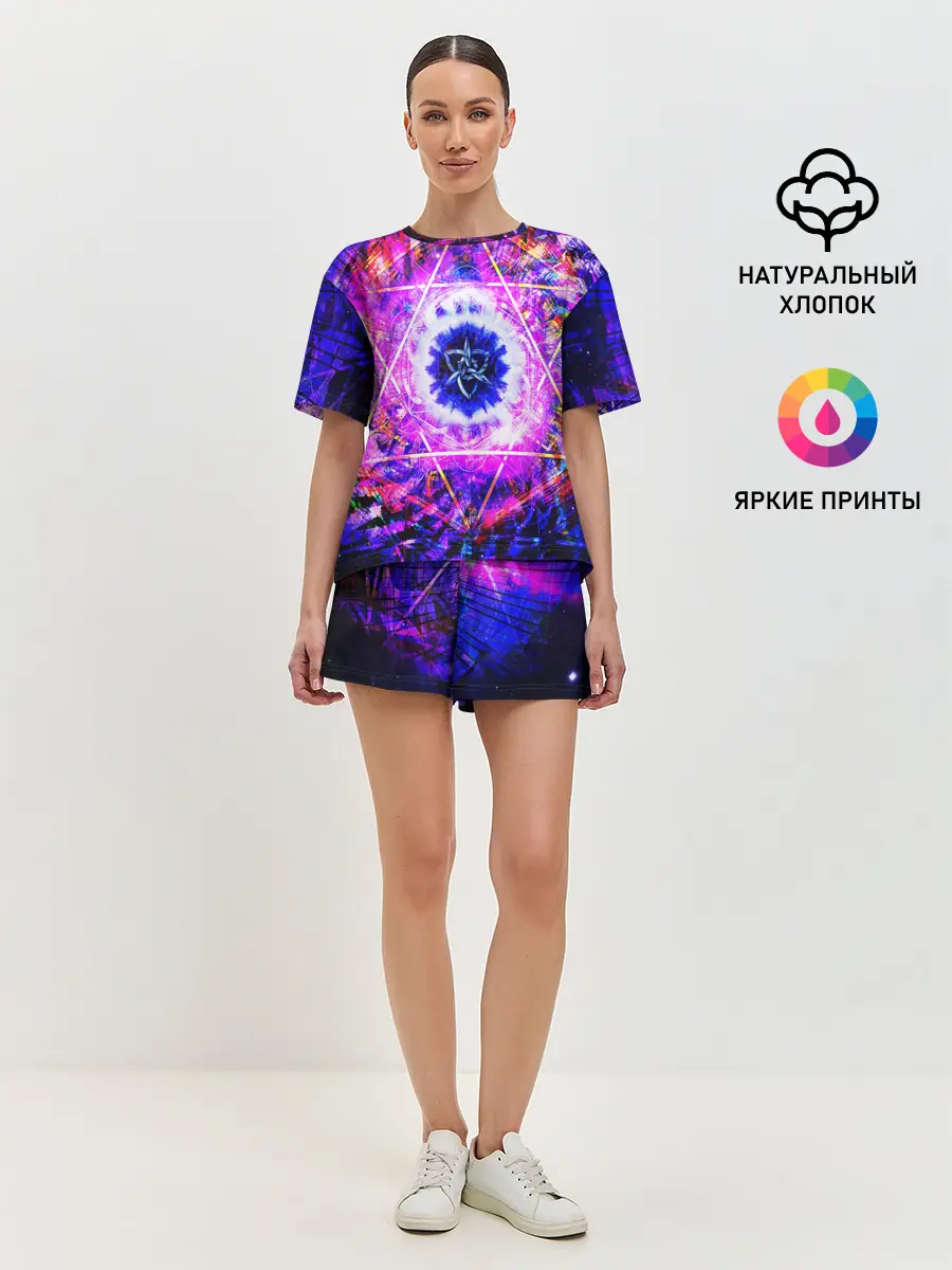 Женская пижама с шортами / PSY