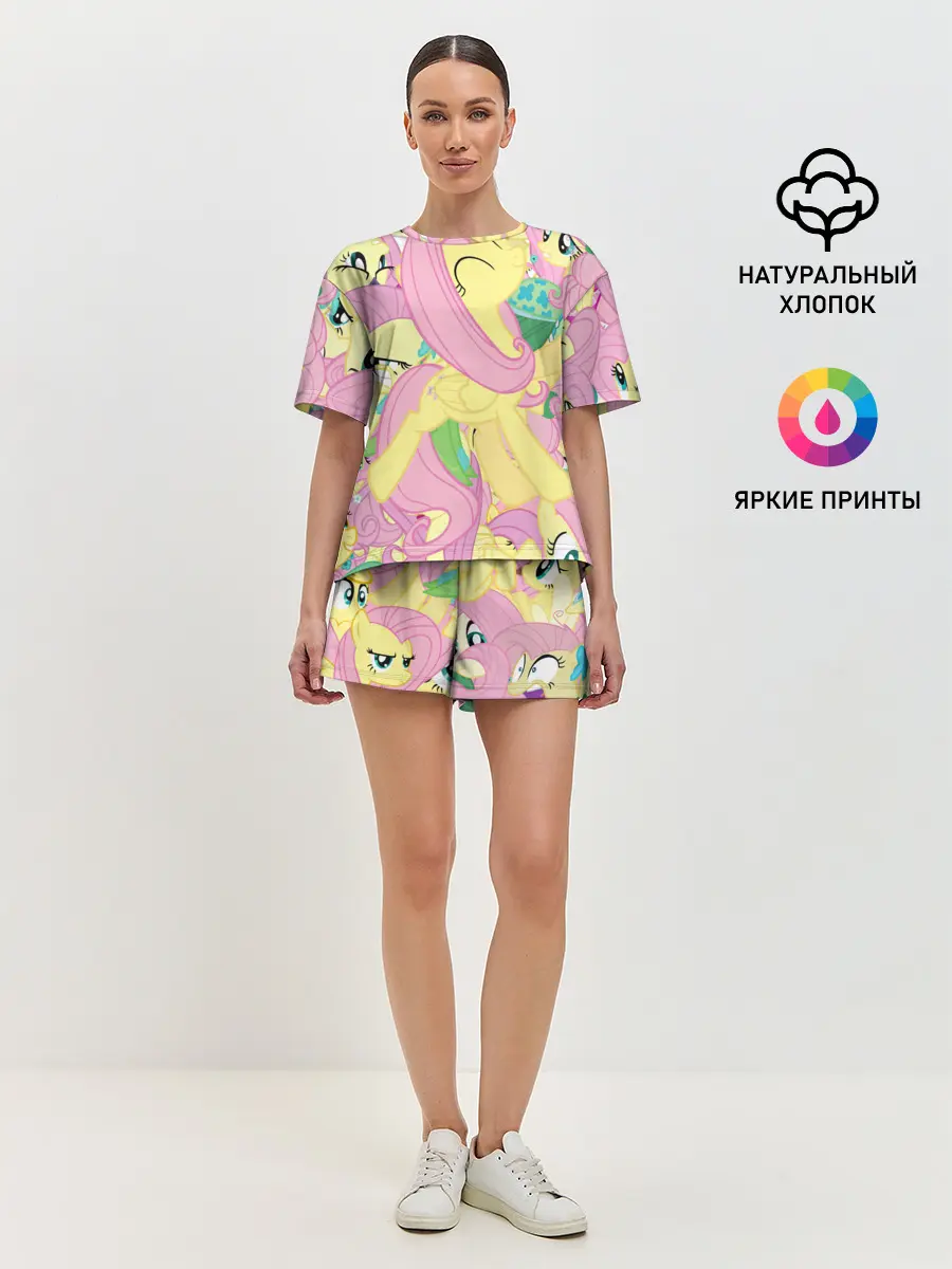 Женская пижама с шортами / ПОНИ