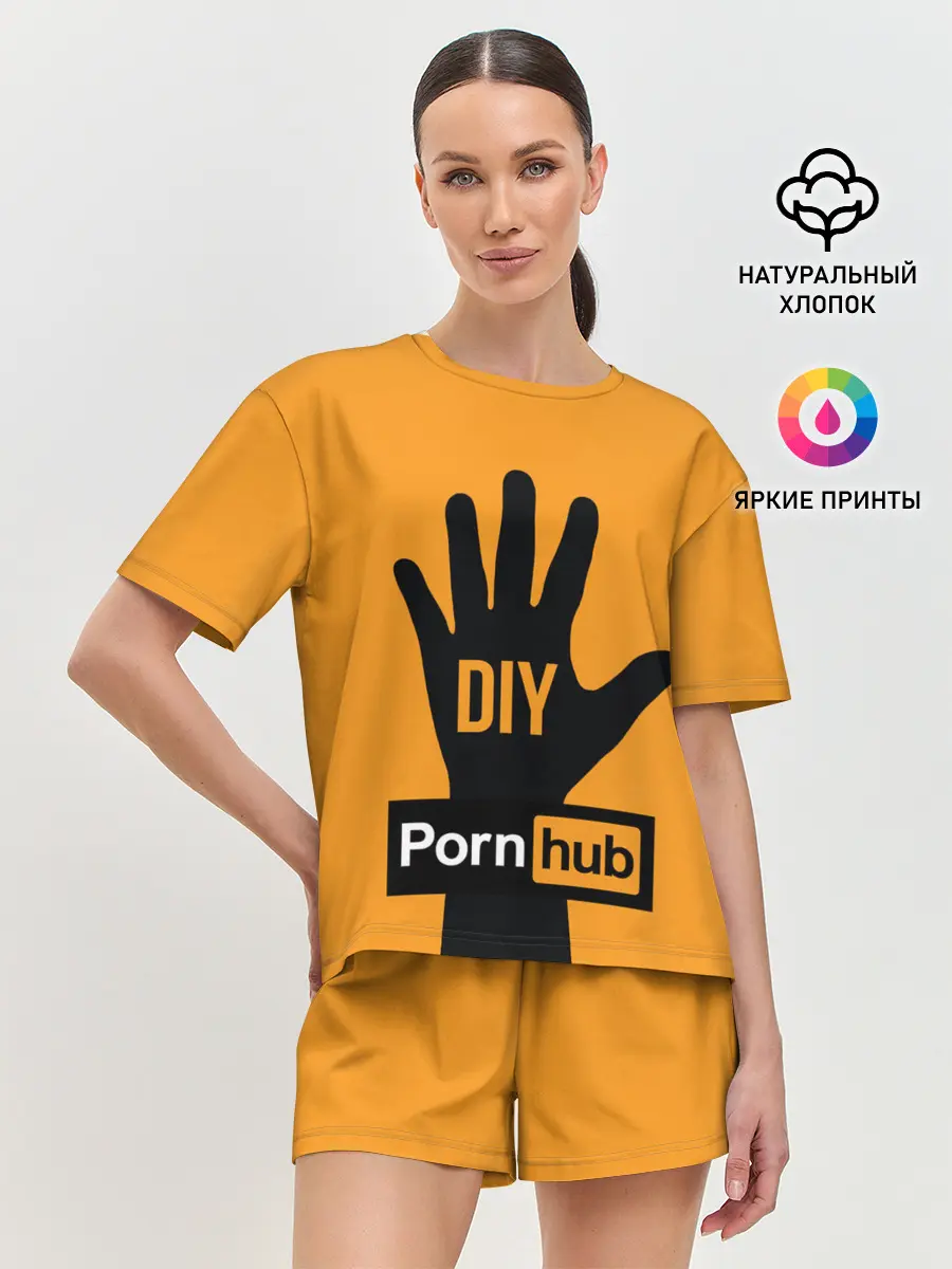 Женская пижама с шортами / Pornhub