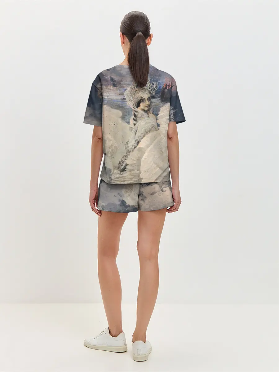 Женская пижама с шортами / Царевна лебедь