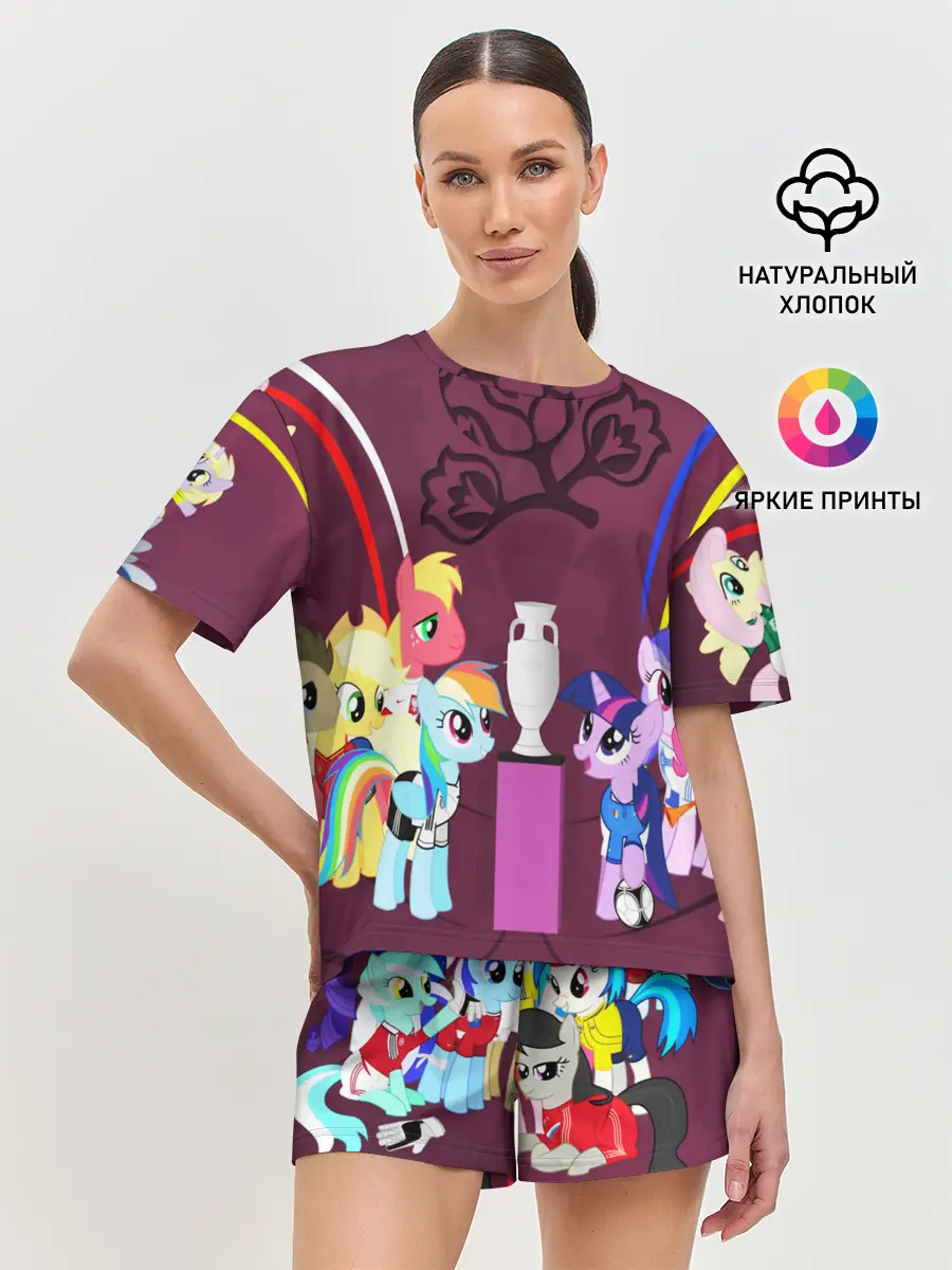 Женская пижама с шортами / PONY