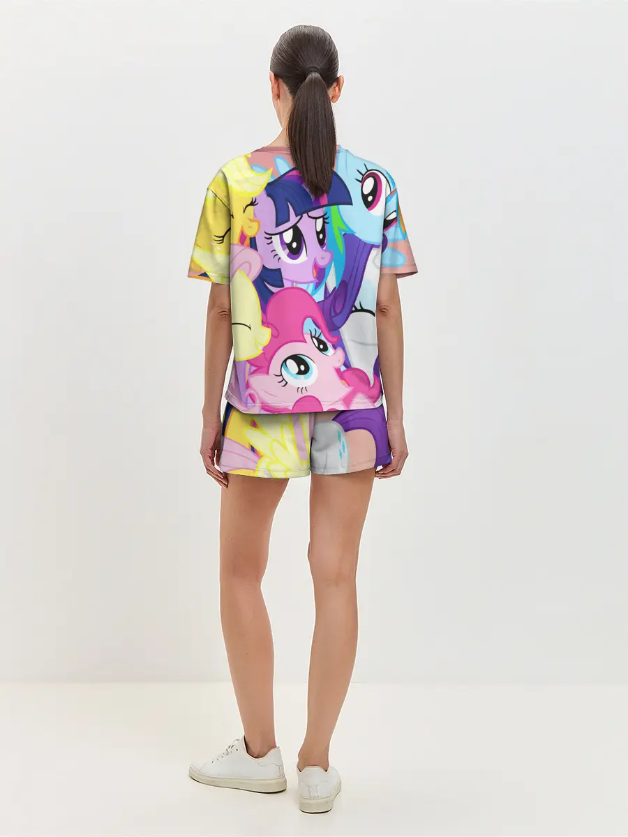 Женская пижама с шортами / МАЛЕНЬКИЕ ПОНИ
