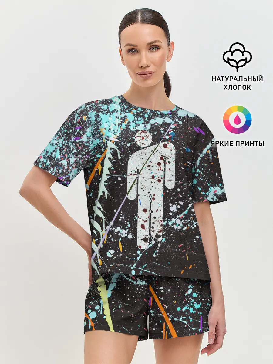 Женская пижама с шортами / BILLIE EILISH