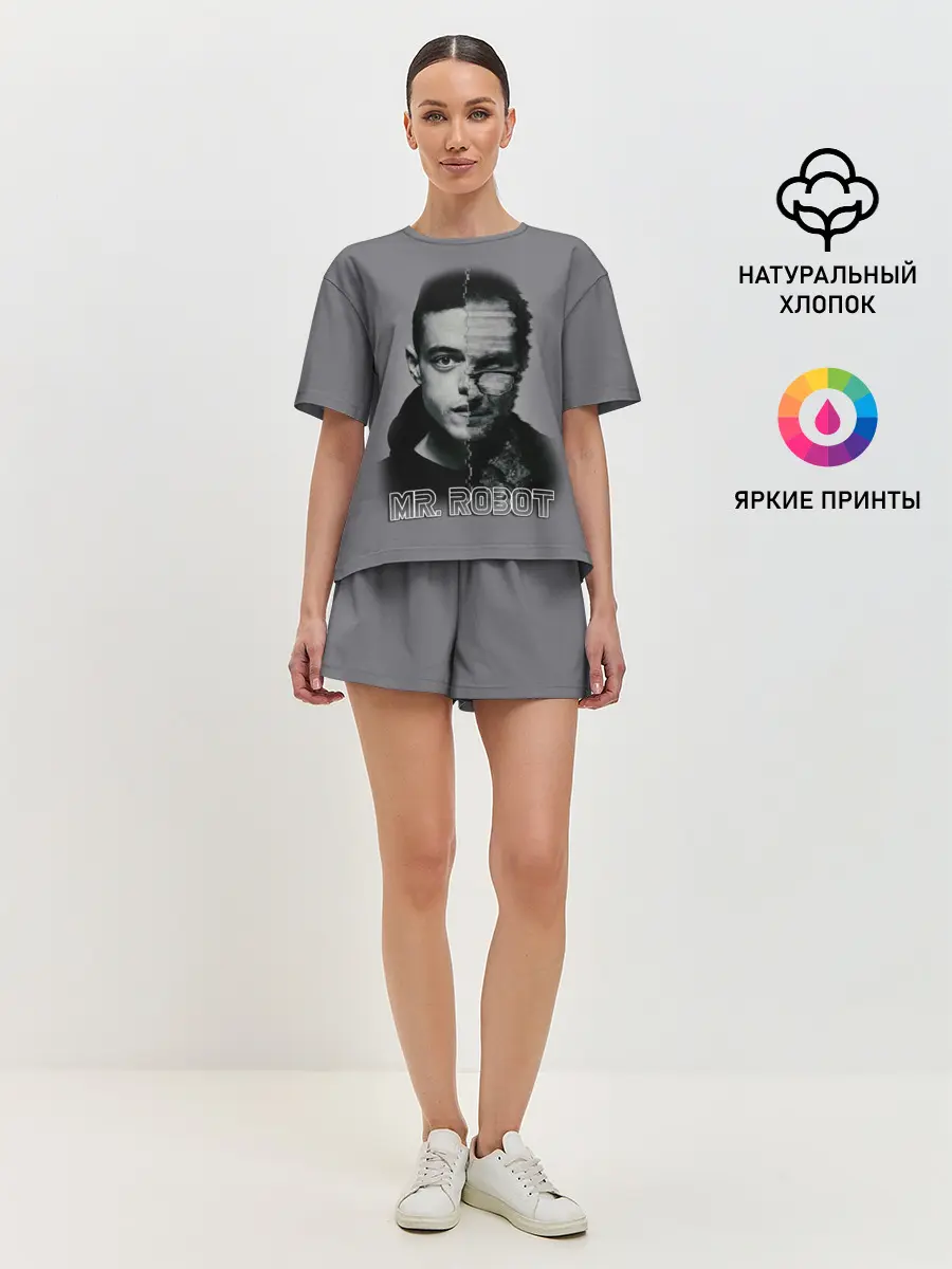 Женская пижама с шортами / Мистер Робот