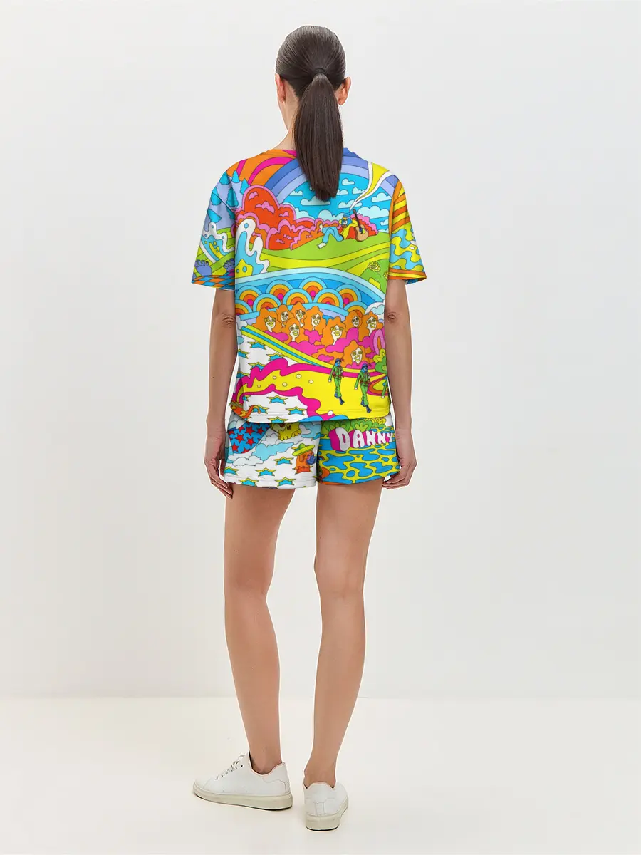 Женская пижама с шортами / ХИППИ