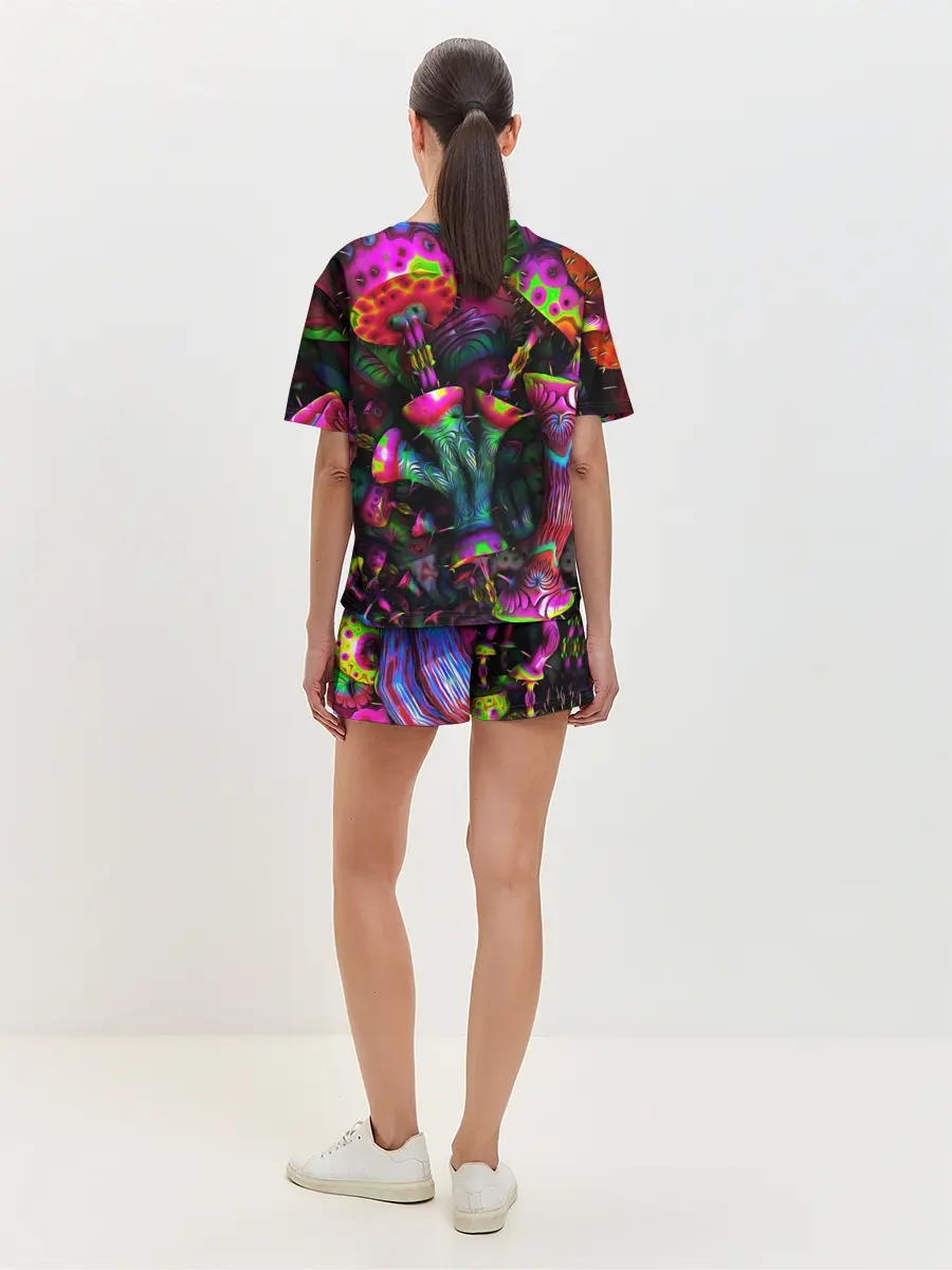 Женская пижама с шортами / ПСИХОДЕЛИКА