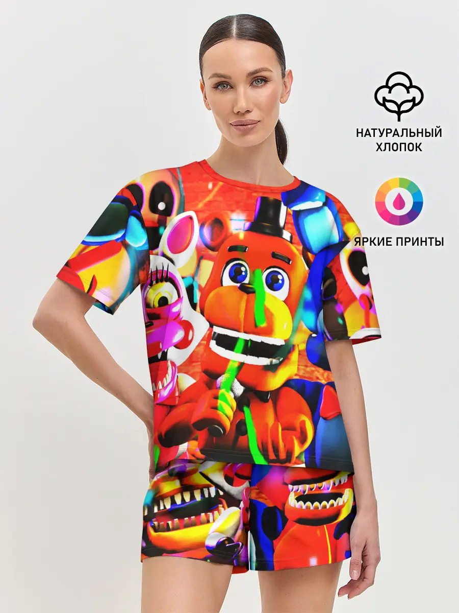 Женская пижама с шортами / FIVE NIGHTS AT FREDDYS