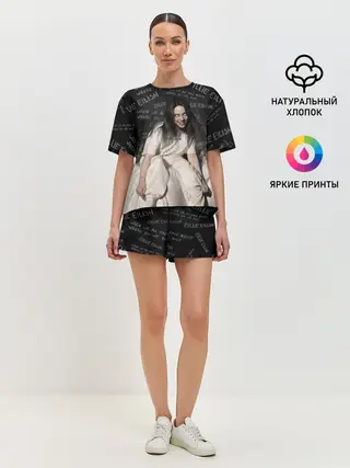 Женская пижама с шортами / BILLIE EILISH - Where Do We Go