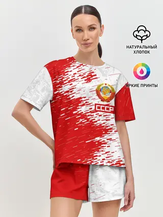 Женская пижама с шортами / СССР