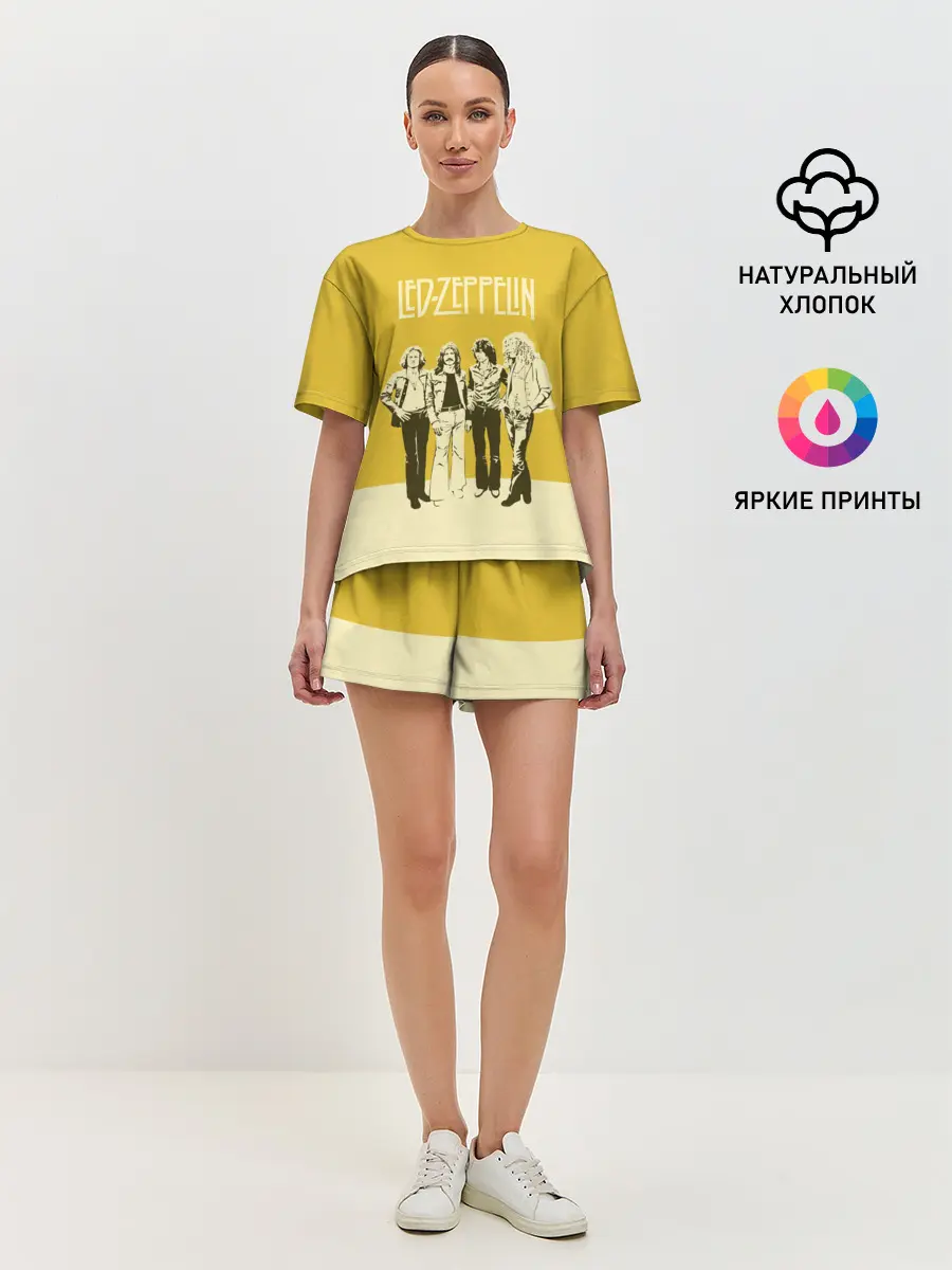 Женская пижама с шортами / Led Zeppelin