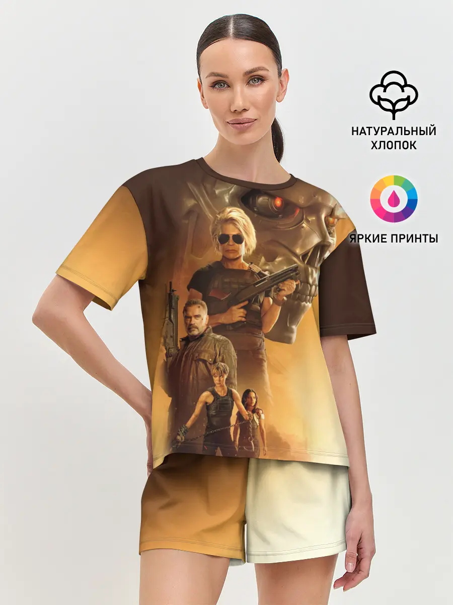 Женская пижама с шортами / Terminator: Dark Fate