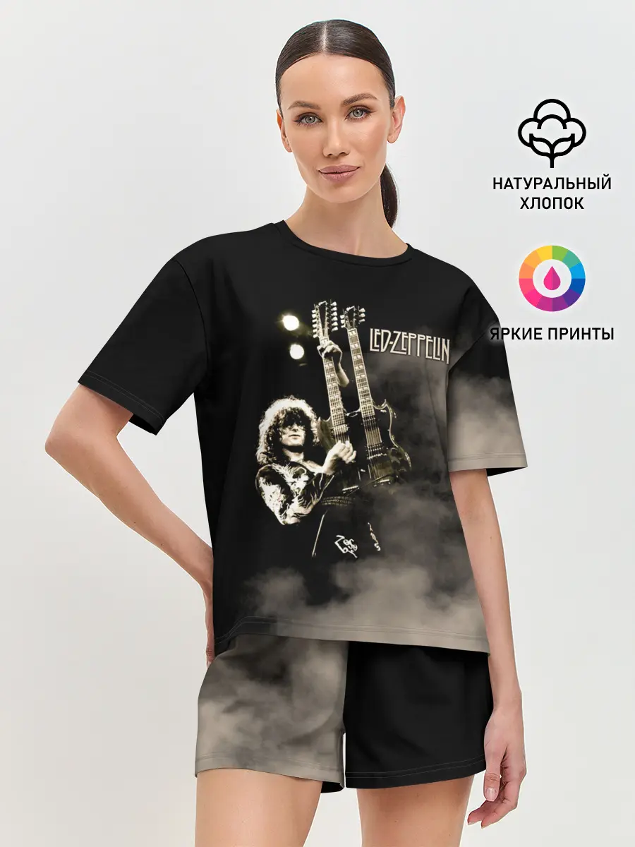 Женская пижама с шортами / Led Zeppelin